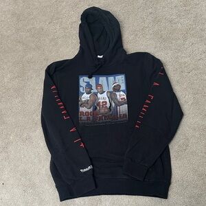 L.A. FAMILIA CLIPPERS Slam Cover Black & RED Graphic Hoodie